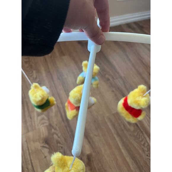 Vintage Nursery Originals Teddy Bear Plush Baby Crib Moblie 1978 - Picture 4 of 8